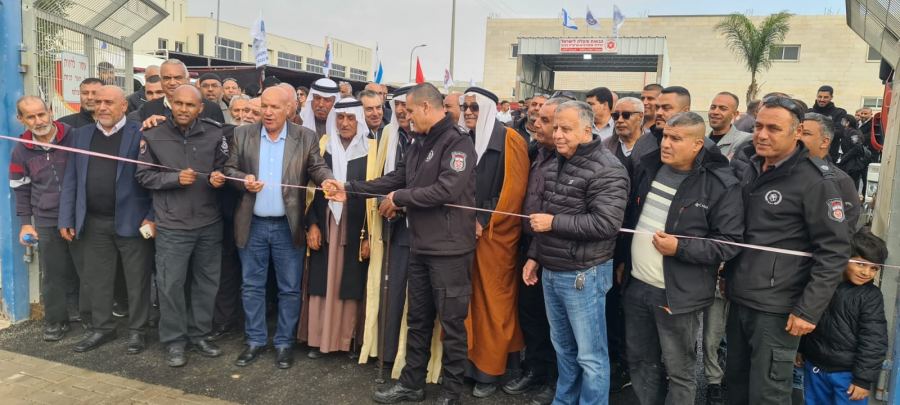 إفتتاح نقطه إطفاء وإنقاذ وتخريج دفعه من المتطوعين في عرعره النقب